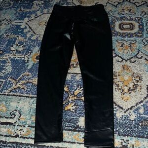 Tagoo Black Faux Leather Legging Pants , Small NWT